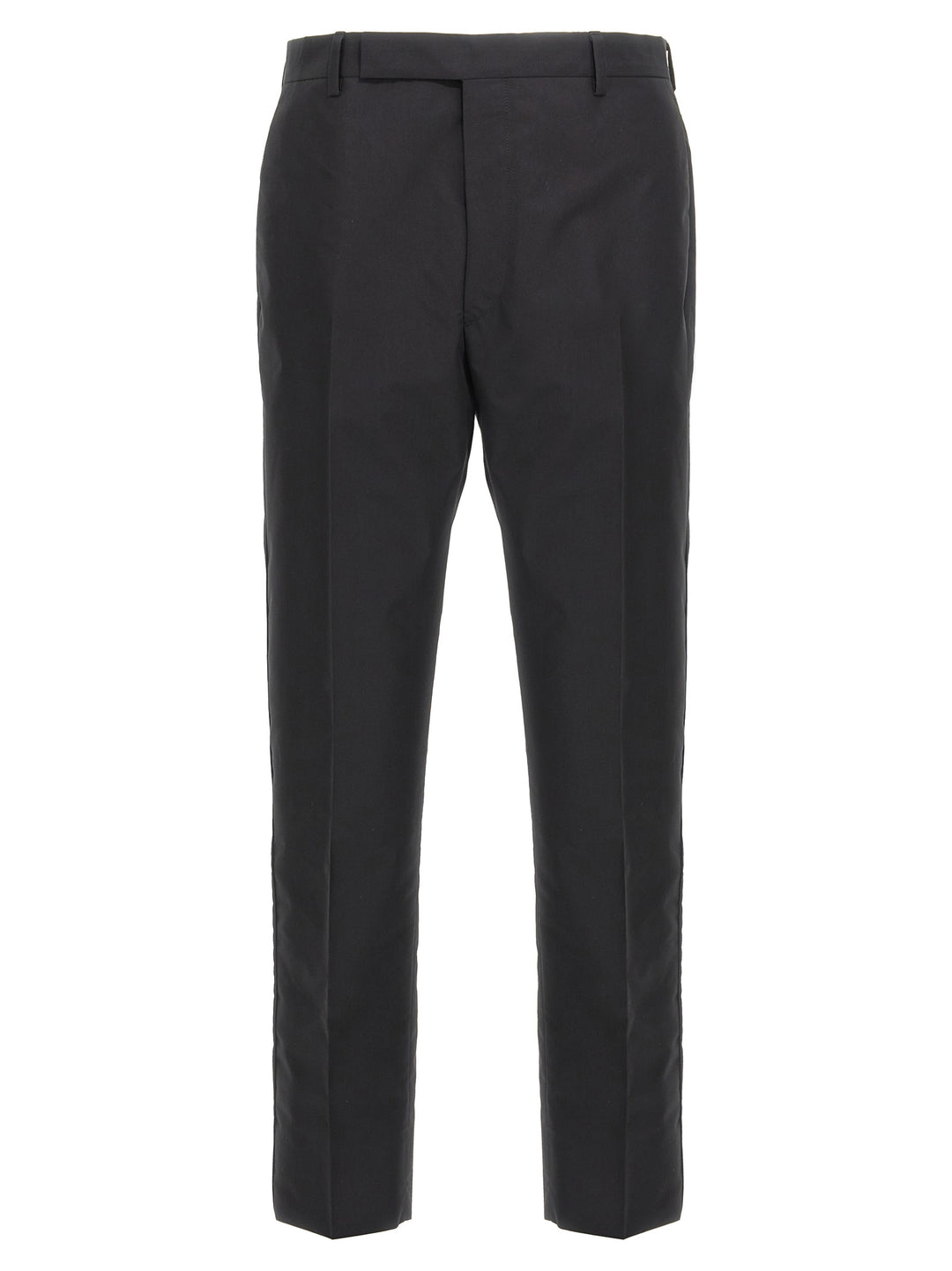 Prada Cotton Trousers Tec Pantaloni - Nero | 3e9bac2ac7be5981a3f5f3af5c795c30866e66b8