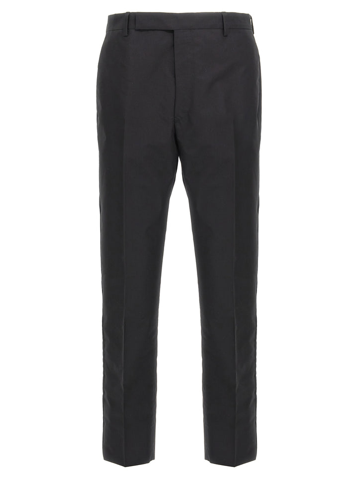 Prada Cotton Trousers Tec Pantaloni - Nero | 3e9bac2ac7be5981a3f5f3af5c795c30866e66b8