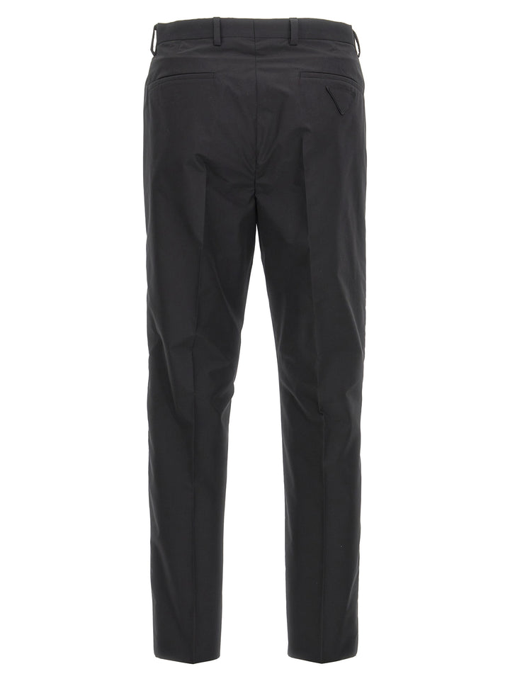 Prada Cotton Trousers Tec Pantaloni - Nero | b3572a0f53fbcaf583301bcd13e95e92035b4a88