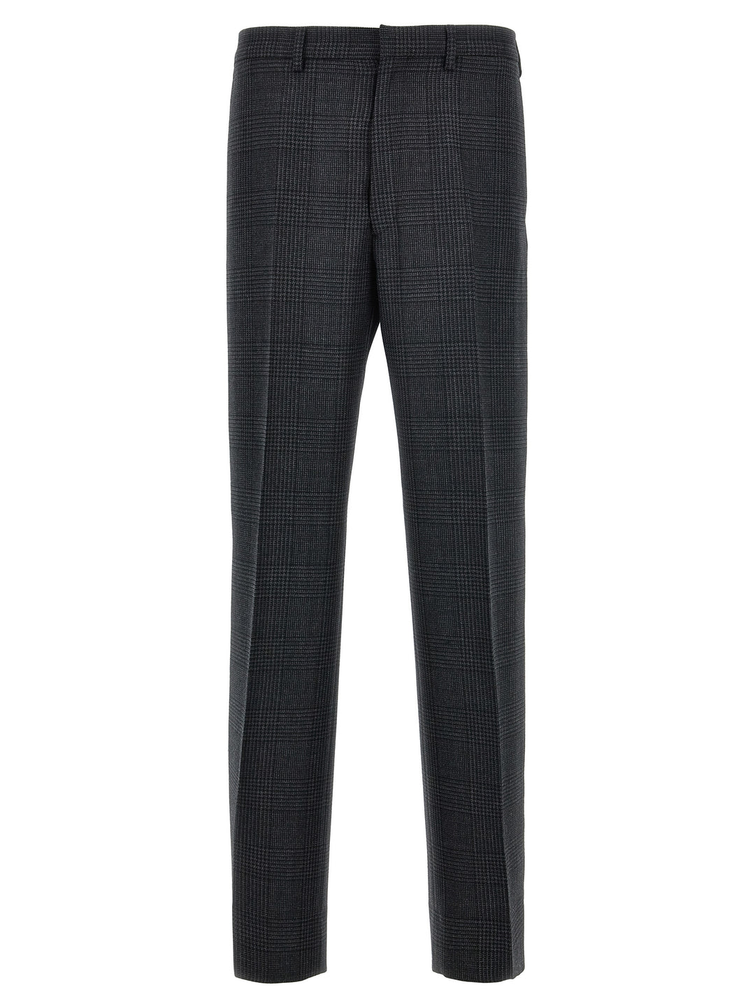Prada Check Pantaloni - Grigio | 41174c865f1d5e6cc020af9619eef5faafe36d53