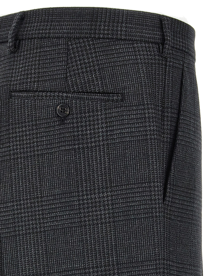 Prada Check Pantaloni - Grigio | 8176b63232504947da5278918bc9bf6027cdfc11