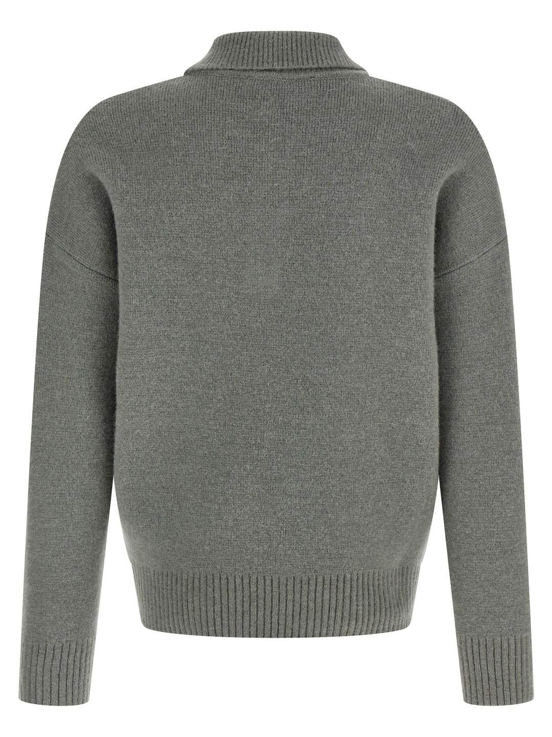 Ami Paris Ami De Coeur Polo - Grigio | 7c921bb267ae86627362a6e7a3ddb6a402c8ca79