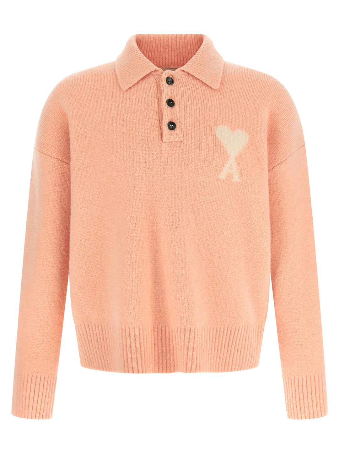 Ami Paris Ami De Coeur Polo - Rosa | a9486813db6a489bae671701cfe34501cf9485cf