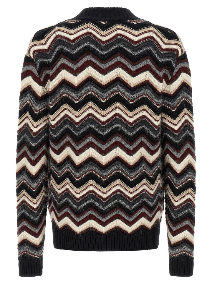 Missoni Zigzag Cardigan Maglioni - Multicolor | 7f47a47218a65f90e76b6433f7a5e939aa377ab7