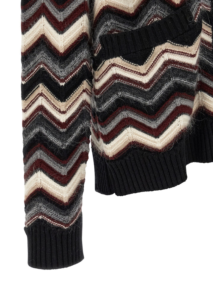 Missoni Zigzag Cardigan Maglioni - Multicolor | 40479686a5685b3366e9afa9668a8b532603c4aa