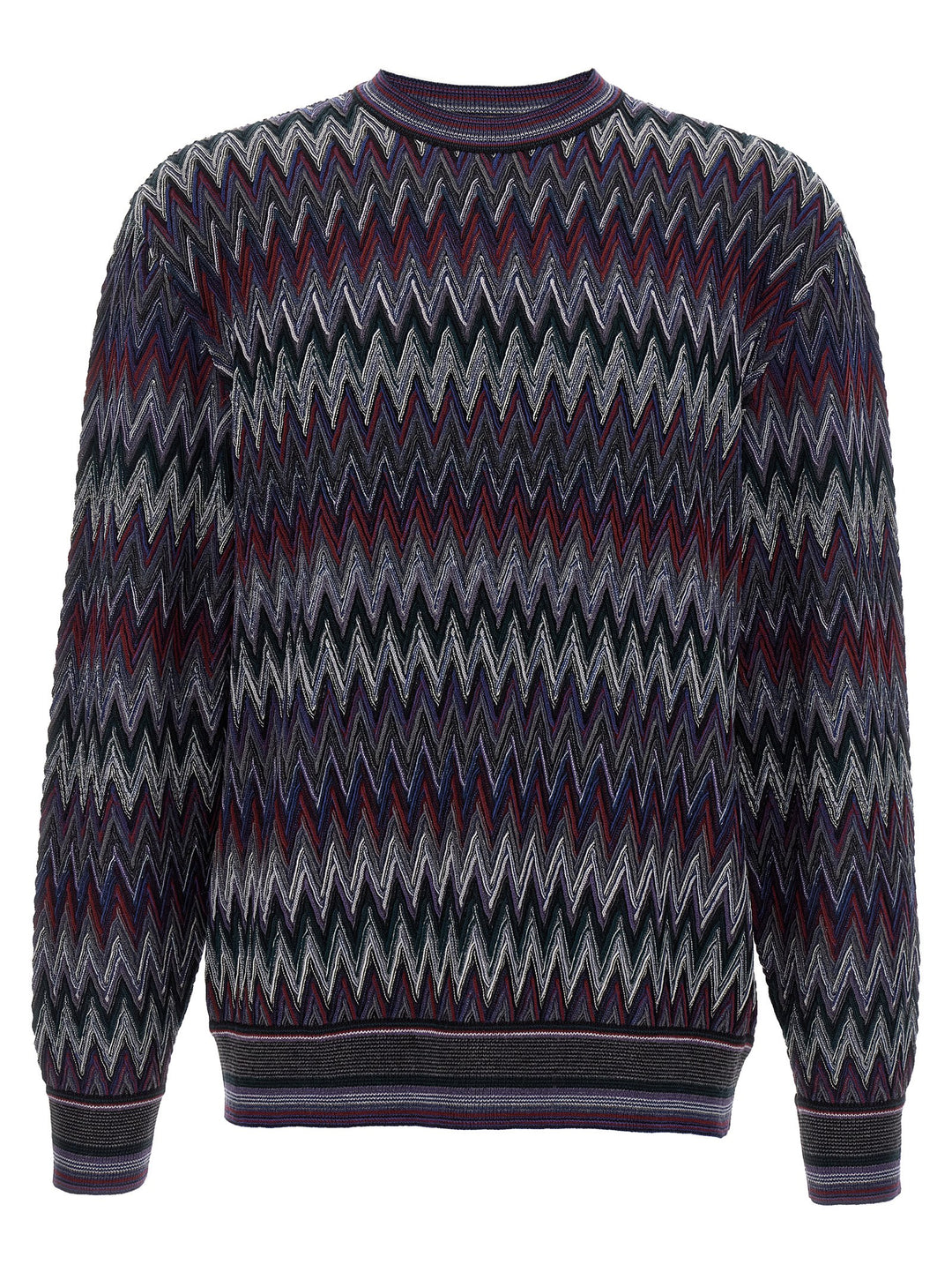 Missoni Zigzag Pattern Sweater Maglioni - Blu | e556f576071465bb4fea6cee2dcef921ceaa9c6c