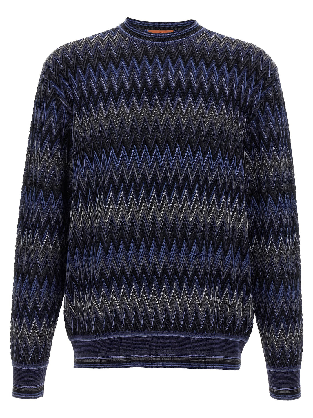 Missoni Zigzag Pattern Sweater Maglioni - Blu | 3626f38e3463ce00a2d93db99d97f11c7af15a76