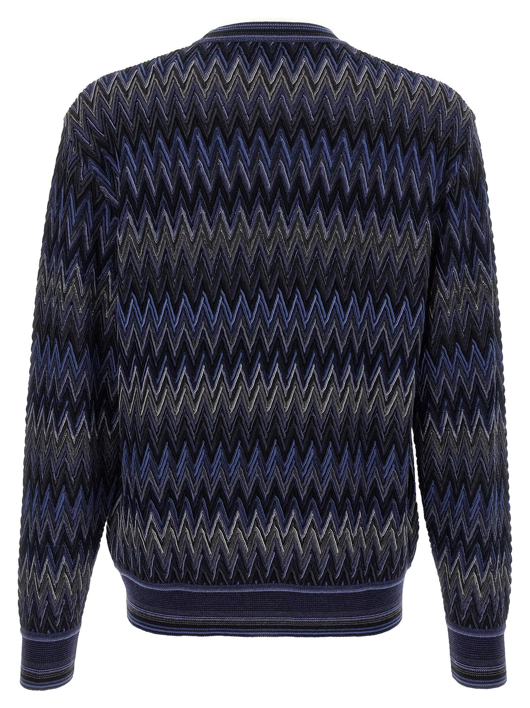 Missoni Zigzag Pattern Sweater Maglioni - Blu | 9e867bc3b89d5b393ad79f1ac33b8a2e03739fbb