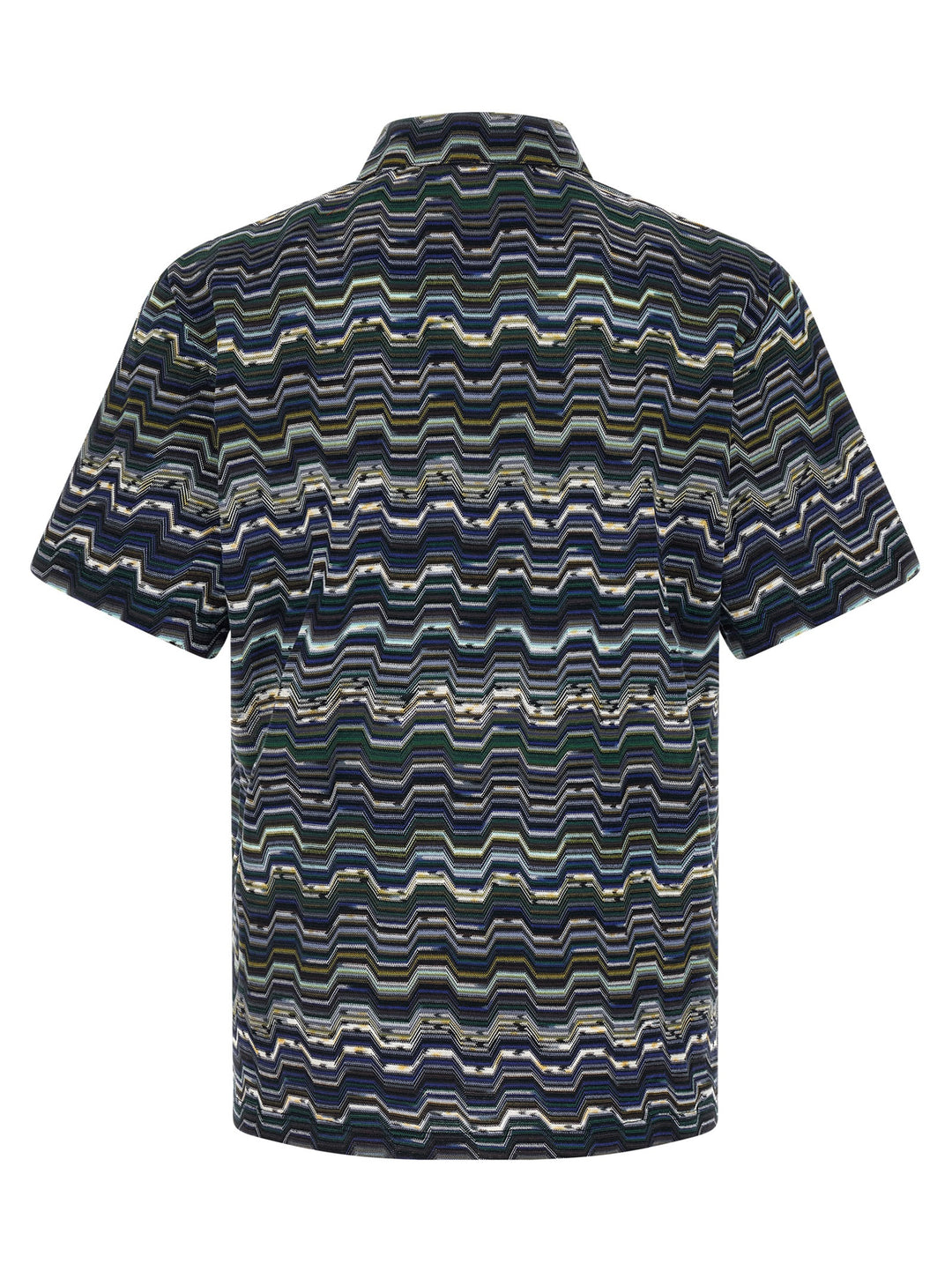 Missoni Zigzag  Shirt Polo - Blu | 569e41e941bea2bb528d907d6a2ad3ba956ce4c3