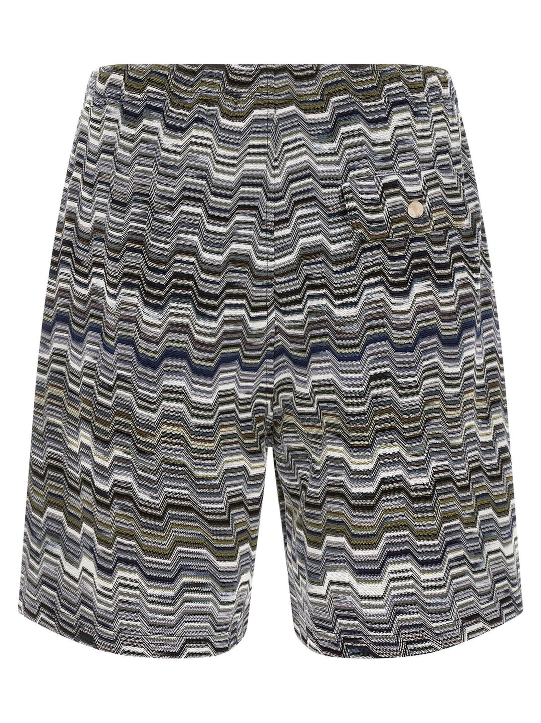 Missoni Irregular Zigzag Bermuda Shorts Bermuda e Short - Verde | 49e0950c95b306970090bf53d8d8fbe2e4e06174