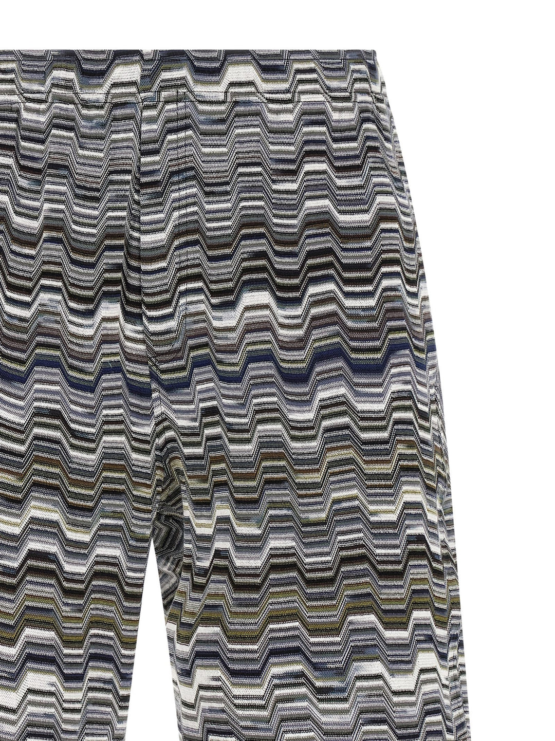Missoni Irregular Zigzag Bermuda Shorts Bermuda e Short - Verde | 028b539d0bc742825fcdf7fb8ba5d84120aedbc2