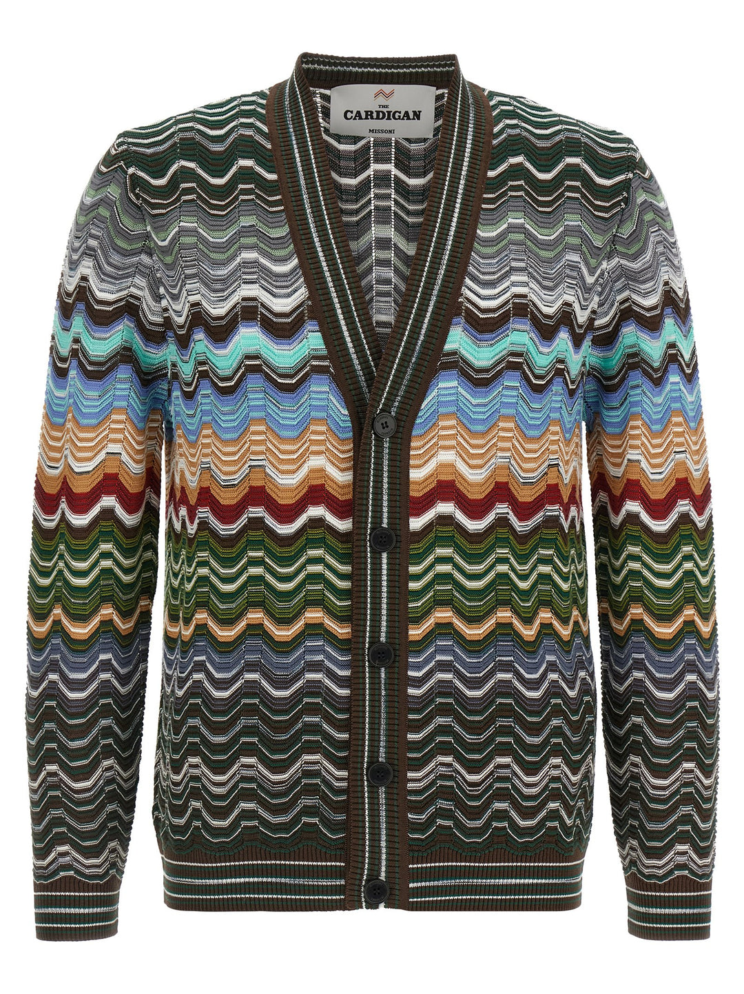 Missoni Greek Pattern Cardigan Maglioni - Multicolor | c42a1a49e77c45b6fe036996ac4423787338a69a