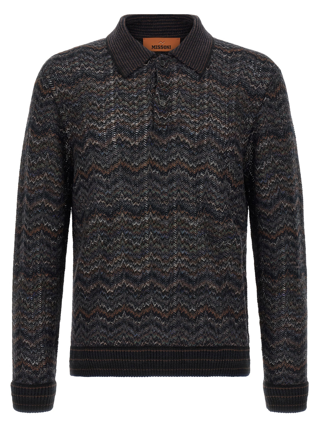 Missoni Knitted Polo Shirt Maglioni - Multicolor | 923f9050fad7b32fbb867bd26197ecbd15c63c53