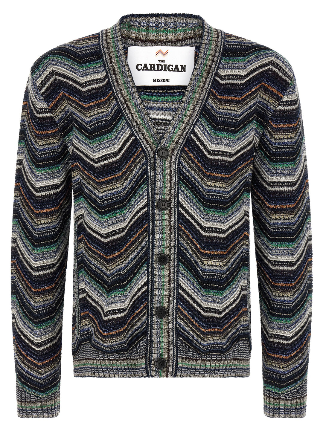 Missoni Zigzag Cardigan Maglioni - Multicolor | 93c660111014ae697a17e35a8379bff04691682f