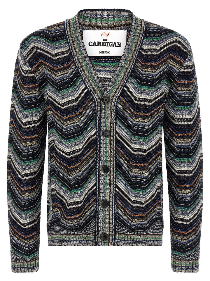 Missoni Zigzag Cardigan Maglioni - Multicolor | 93c660111014ae697a17e35a8379bff04691682f