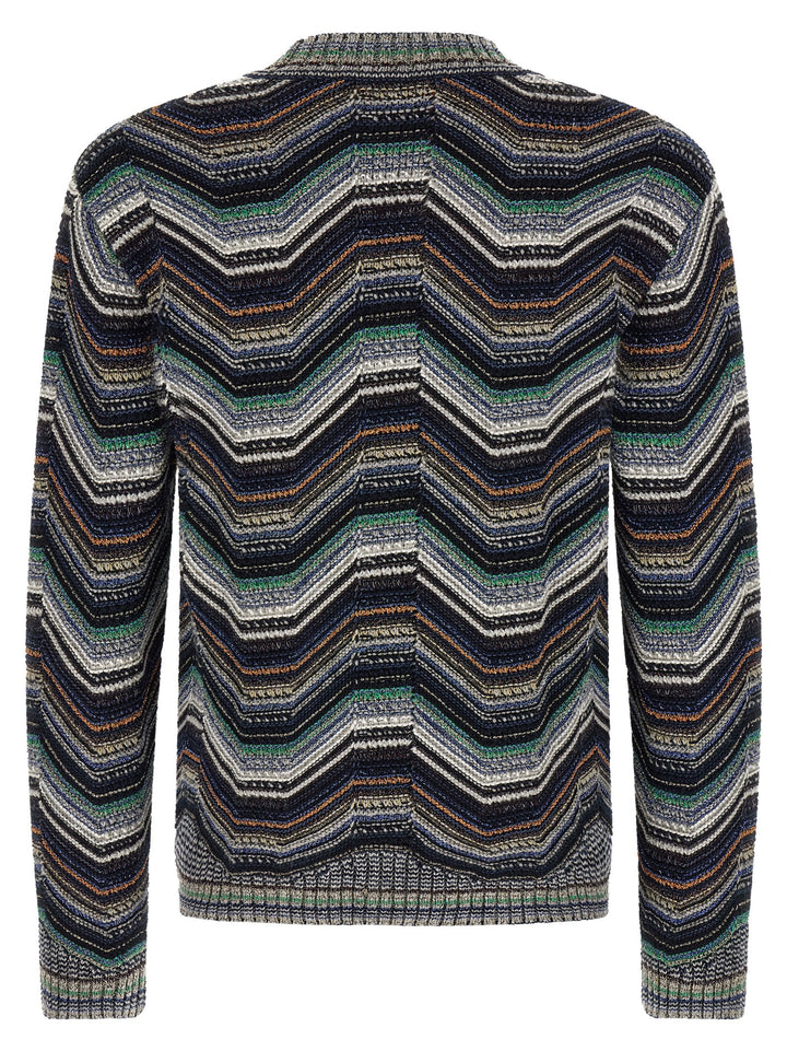 Missoni Zigzag Cardigan Maglioni - Multicolor | adb8b3231a8e26ef4862fe94059284197cf11c09