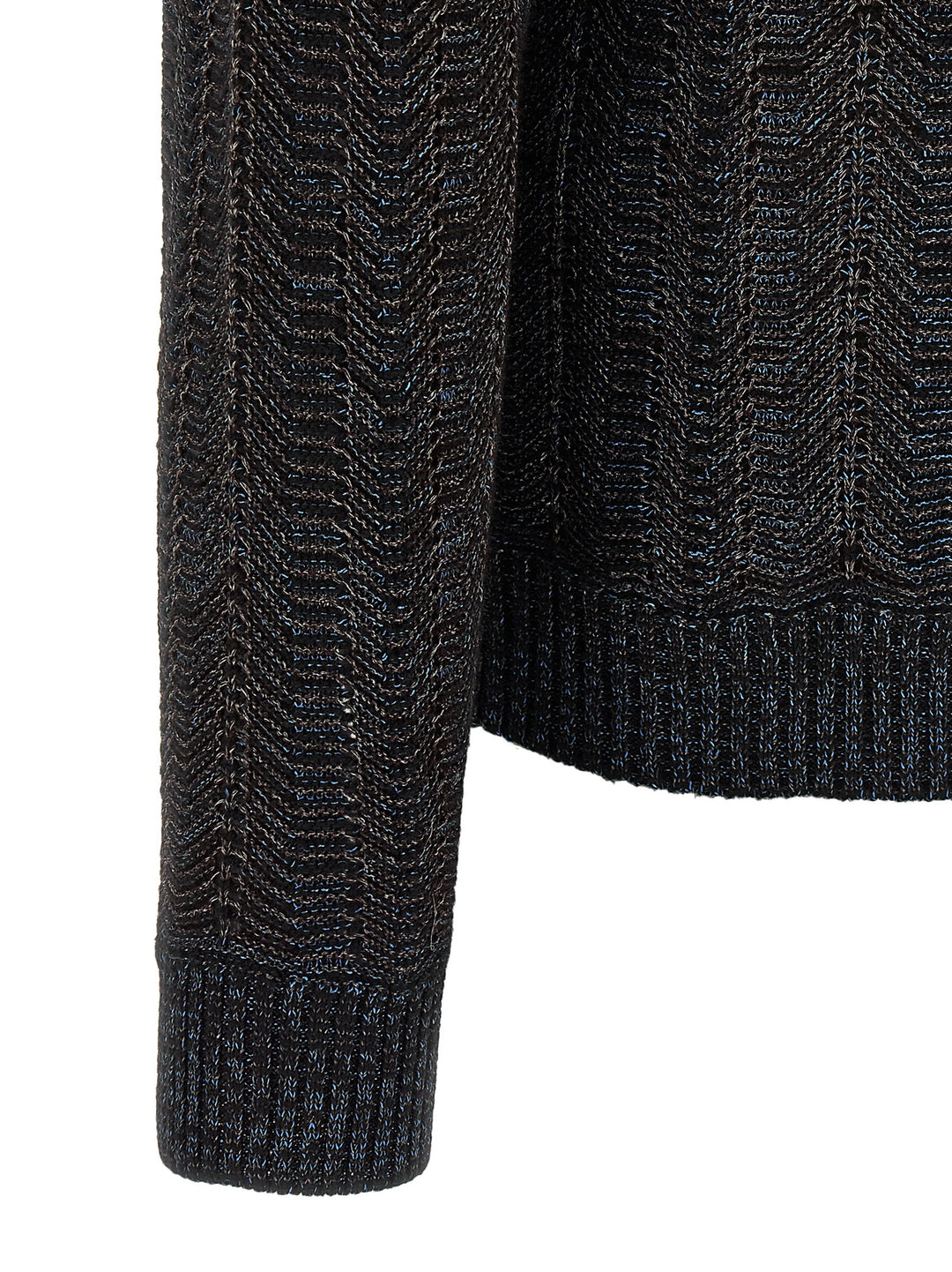 Missoni Greek Pattern Cardigan Maglioni - Blu | bc51c074be9e351e7771c53880aff7349f08c8cc