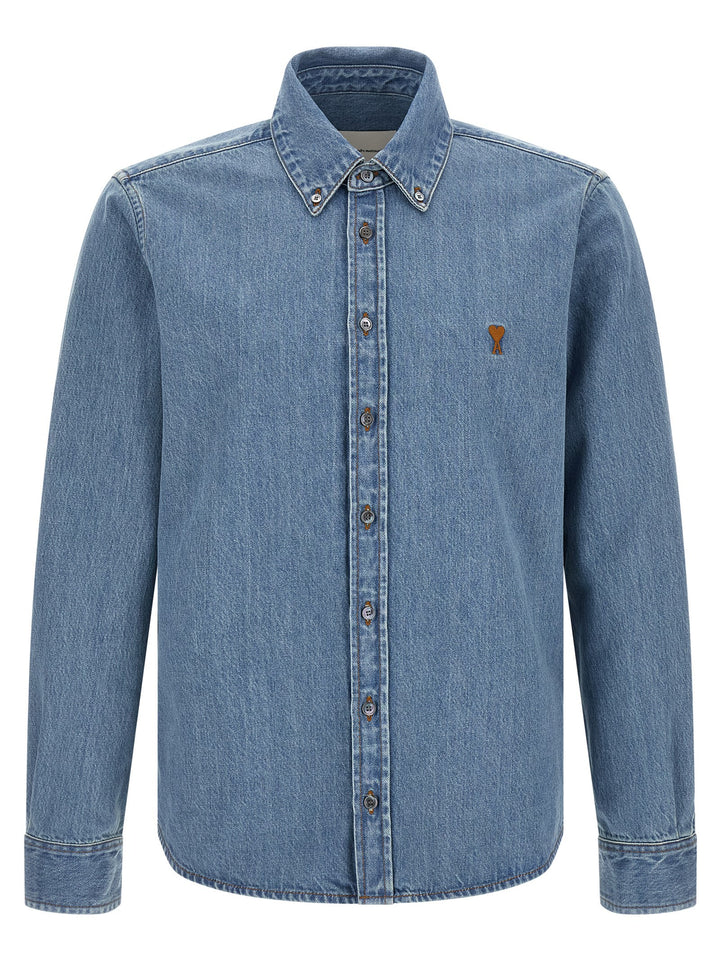 Ami Paris Ami De Coeur Camicie - Blu | 57de5d50c45a37111088c7f626b2fd0e1bdf10f8