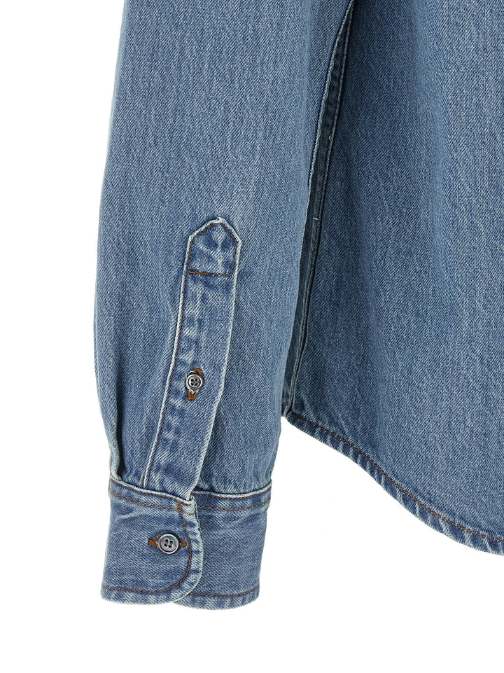 Ami Paris Ami De Coeur Camicie - Blu | b3fbfd93974ecee463eca63d7b1dff912a447526