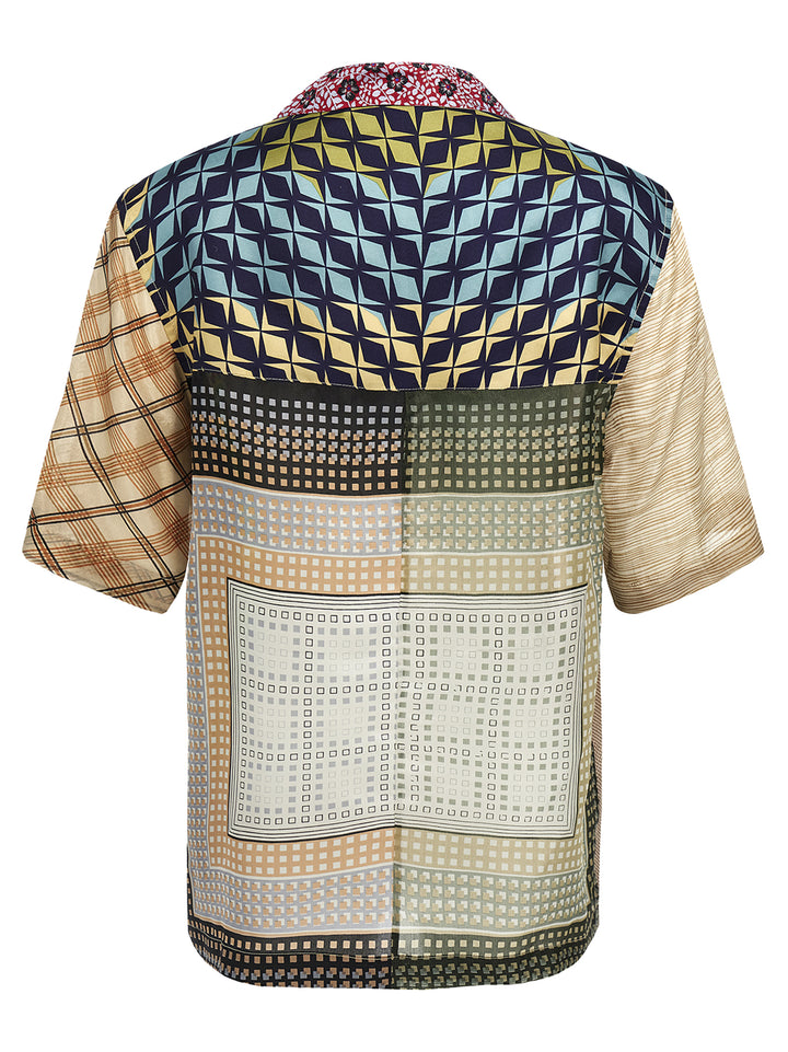 Marine Serre Regenerated Silk Scarves Bowling Camicie - Multicolor | 3183c08607fe6086e86c0aafb78eea6fa659515e