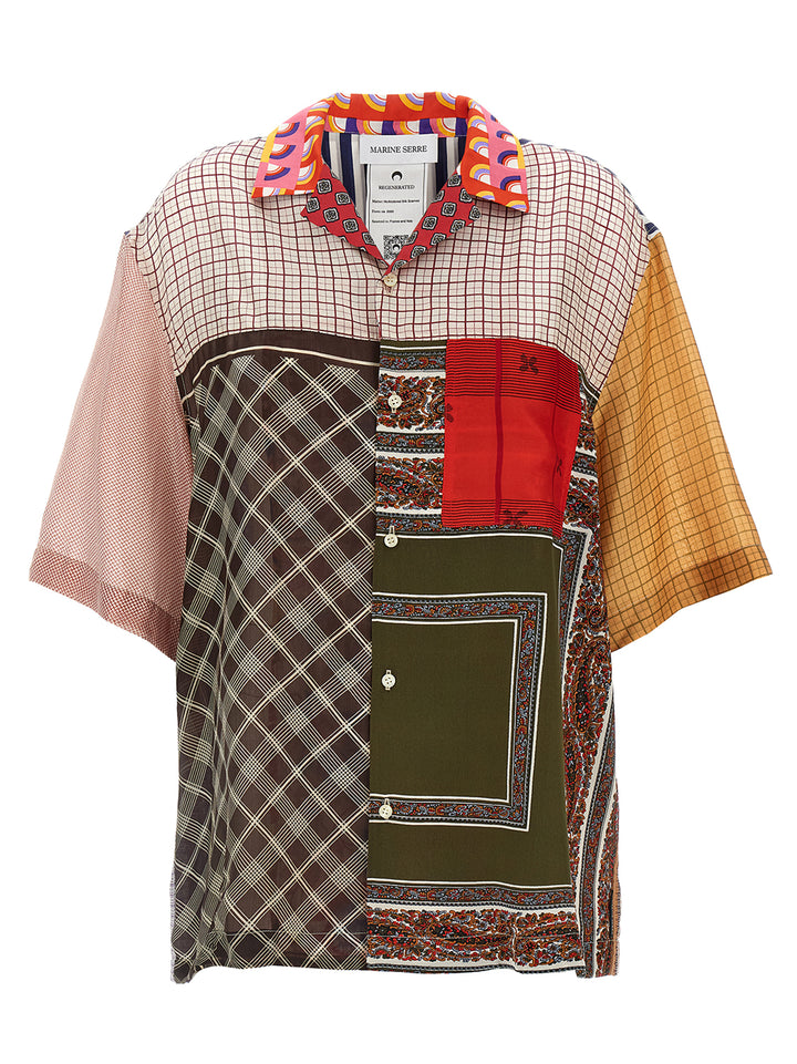 Marine Serre Regenerated Silk Scarves Bowling Camicie - Multicolor | 02cd0ae95a0a222b9ed0ae217d74da3141525e81