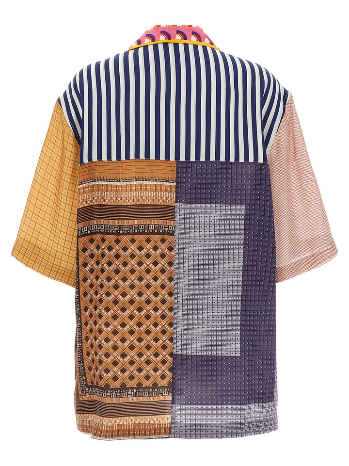 Marine Serre Regenerated Silk Scarves Bowling Camicie - Multicolor | 4d6feb132ff9142d38865a0cbb6c83a55e5ad945