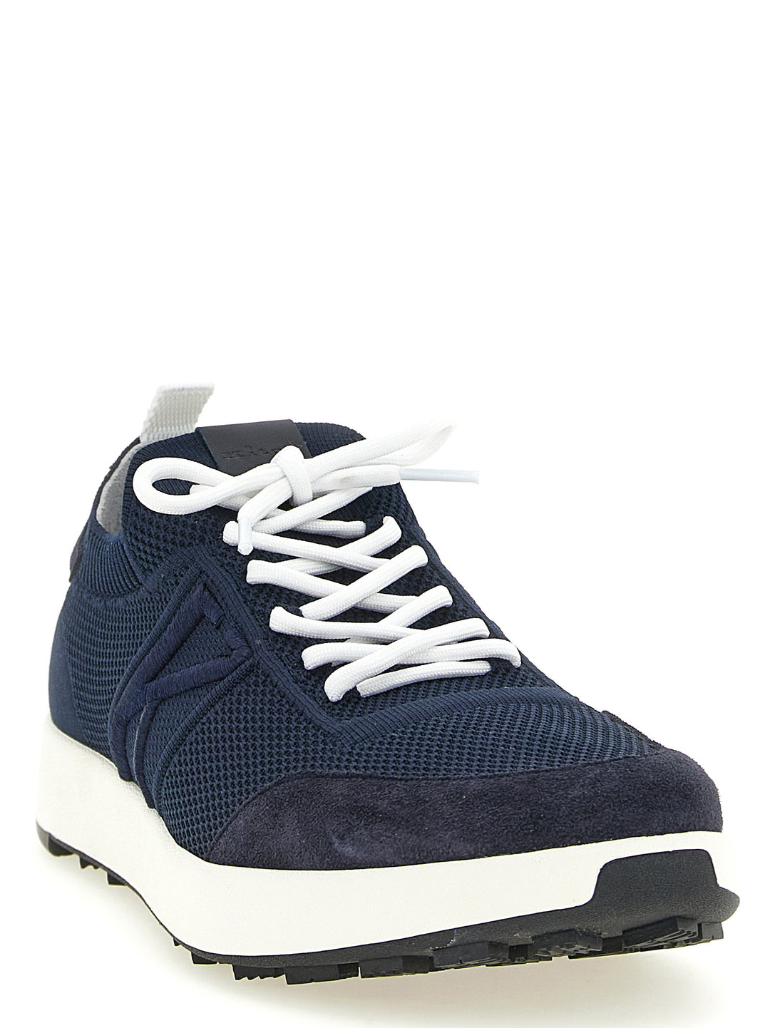 Kiton Technical Cotton Sneakers - Blu | edf0ceb984df79782fda6d9bfeb24e205ea39456