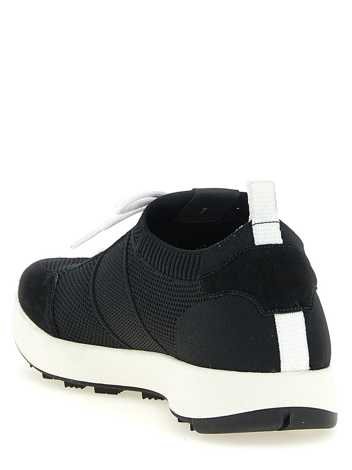 Kiton Technical Cotton Sneakers - Nero | 8083f9d023c16585d44ee7a31b072735f9241326