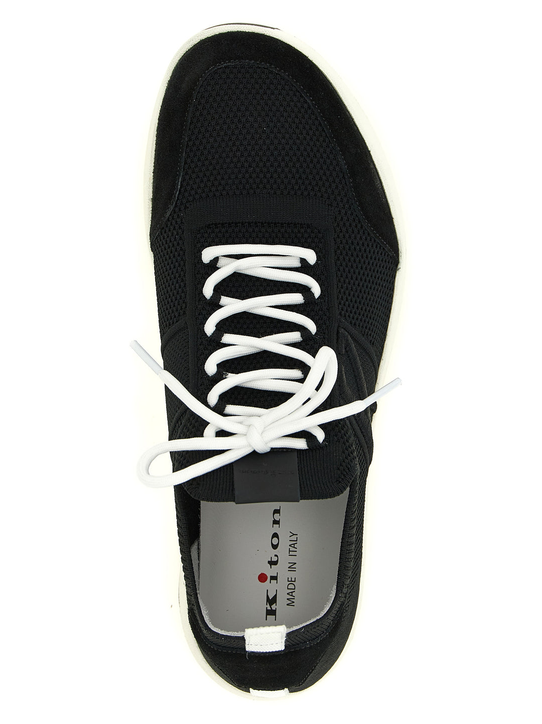 Kiton Technical Cotton Sneakers - Nero | 80a7bc4c290c1f04a064a796a7aed262f6c5e8b4
