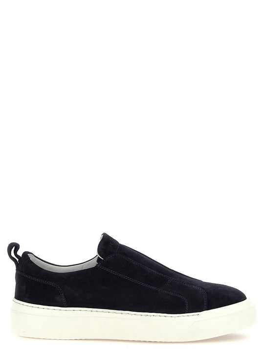 Suede Sneakers Blu