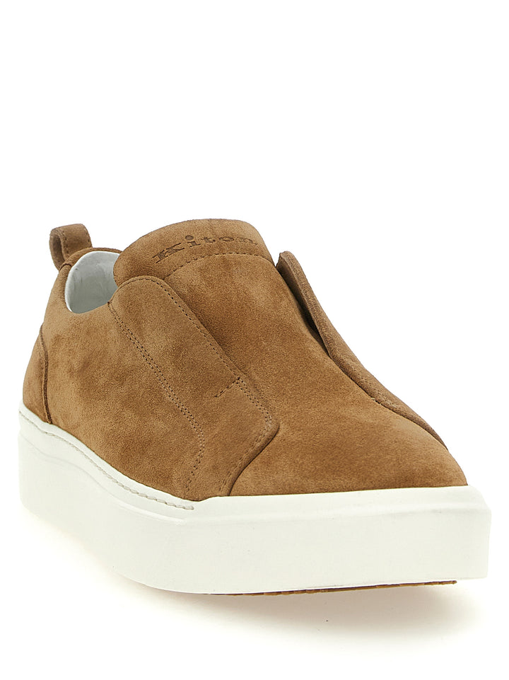 Kiton Suede Sneakers - Marrone | b280dd9b4a30904d657a2573a7d7c76555551e44
