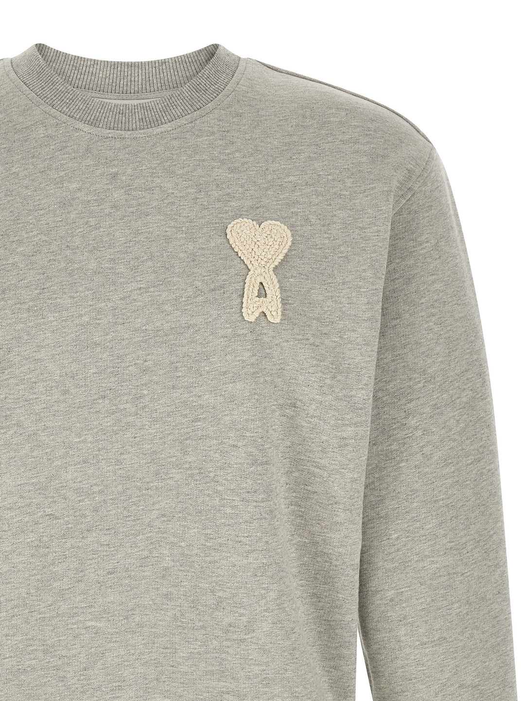Ami Paris Amis De Coeur Felpe - Grigio | 7473a4406e9a29eececab595f74d1c31a1b60865