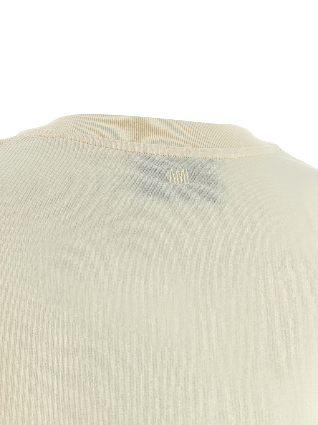 Ami Paris Ami De Coeur T shirt - Beige | e9e6a51c7a080d7ba6901da57013aa585ab36506