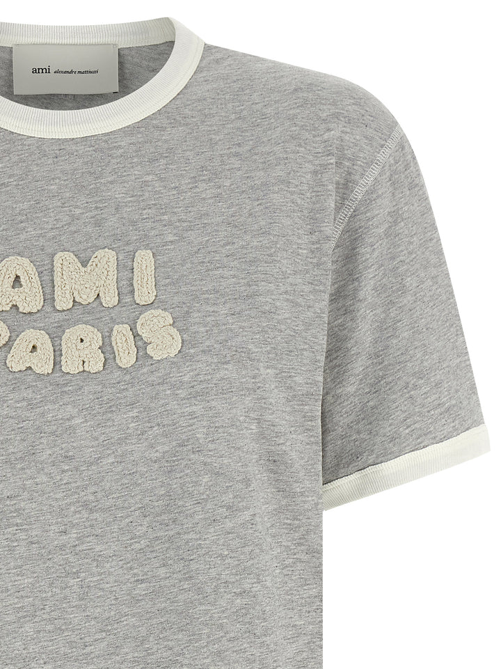 Ami Paris Ami De Coeur T shirt - Grigio | b3ce0e3e605d107452cbac05e38fdc6b0f58fc72