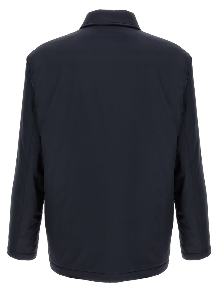 Kiton Padded Overshirt Puffer Jackets - Blu | 05c9c59669dab03b1fe22fe03de23cb7e97abb12