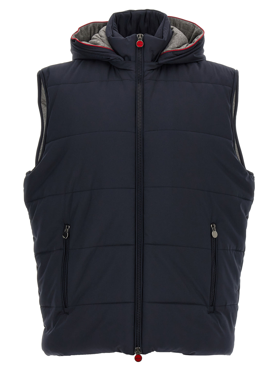 Kiton Padded Vest Gilet - Blu | 21e12ffbbf420718b55d2b7fc4755f2ff04ceac6
