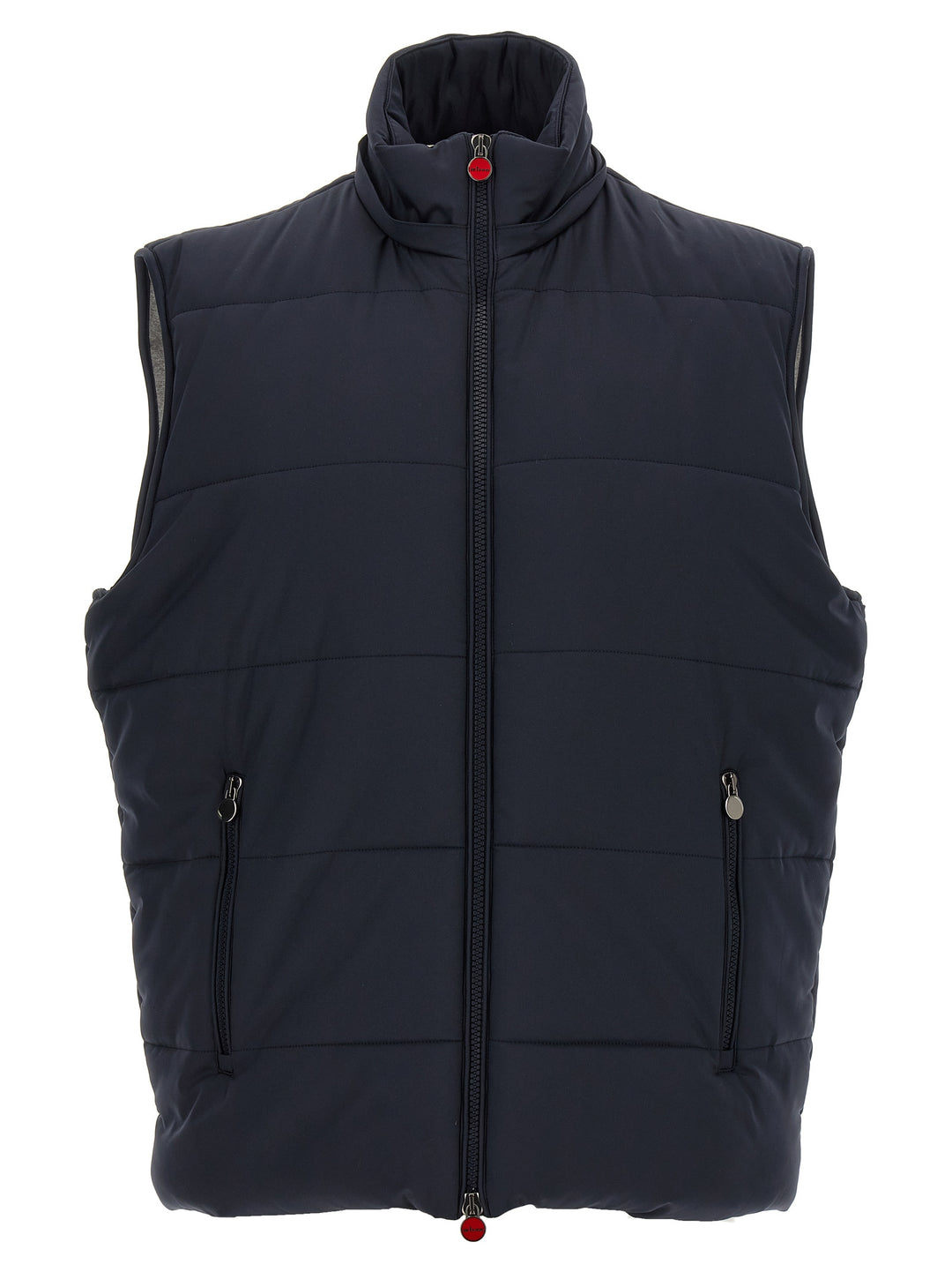 Kiton Padded Vest Gilet - Blu | 0ce46a0c430a31ce6ae09dd61231882429d8541f