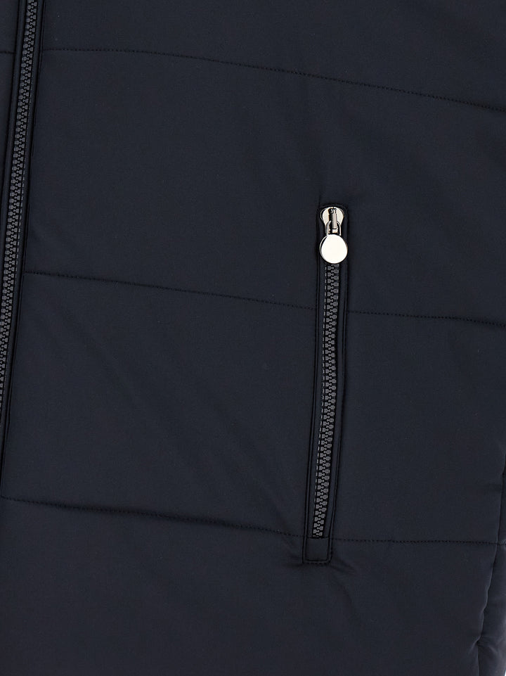 Kiton Padded Vest Gilet - Blu | 98cf3be68f7d0a42922afb909efb2b7403eed958