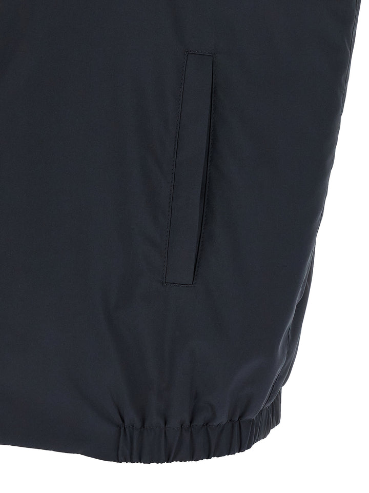 Kiton Double Face Nylon Vest Gilet - Blu | e1b00738787889013203a8e838a70308fe363864