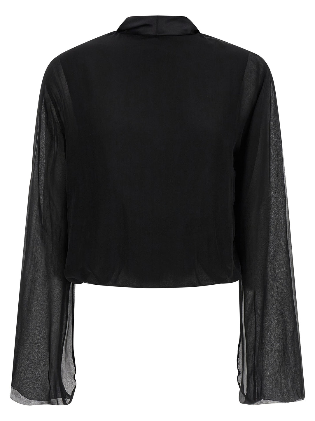 Alberta Ferretti Chiffon Shirt Camicie - Nero | 4053ca9b9d28c261af45d5c3d55cc59adb8c5677
