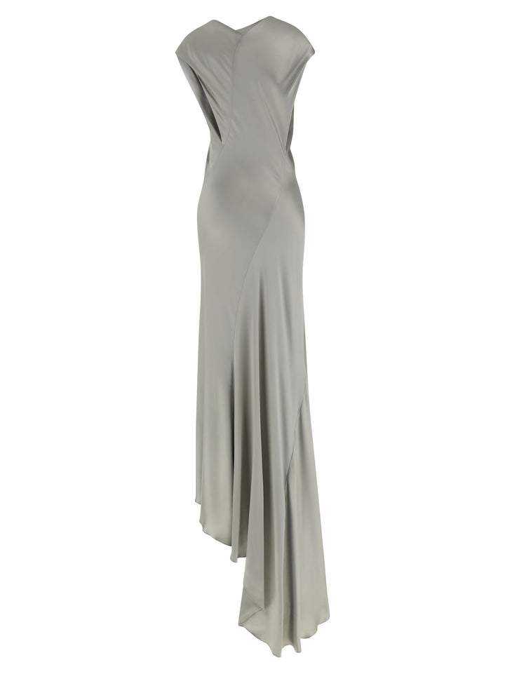 Alberta Ferretti Satin Dress Abiti - Grigio | 2d48ee5552ef7c0581bd981710efd59d4fee1aa3