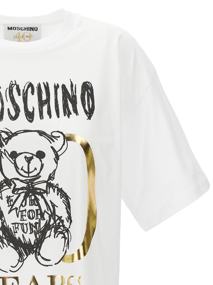 Teddy 40 Years Of Love T Shirt Bianco