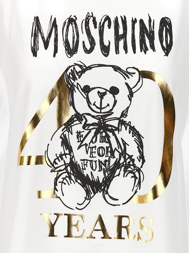 Teddy 40 Years Of Love T Shirt Bianco