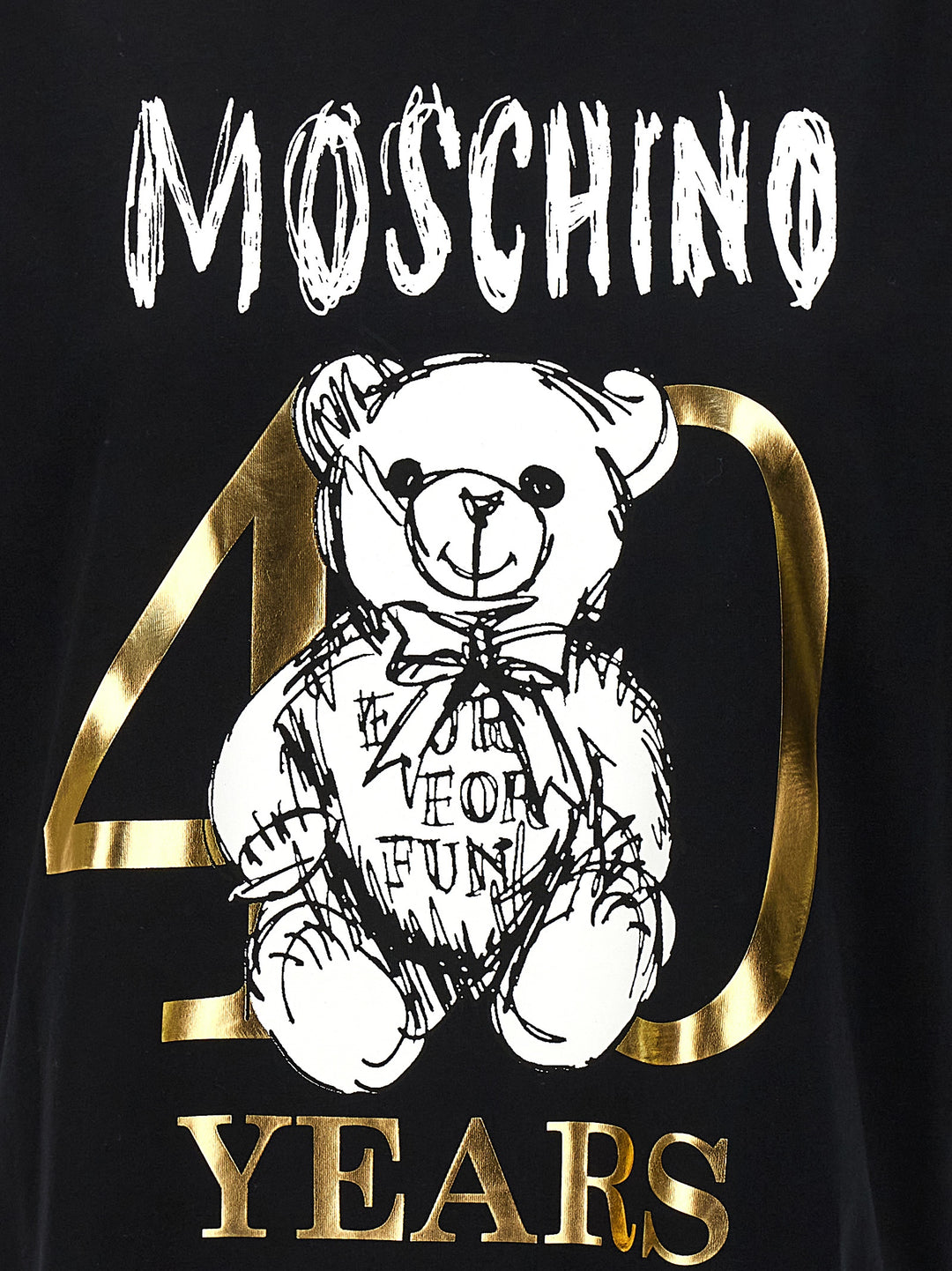 Teddy 40 Years Of Love T Shirt Nero