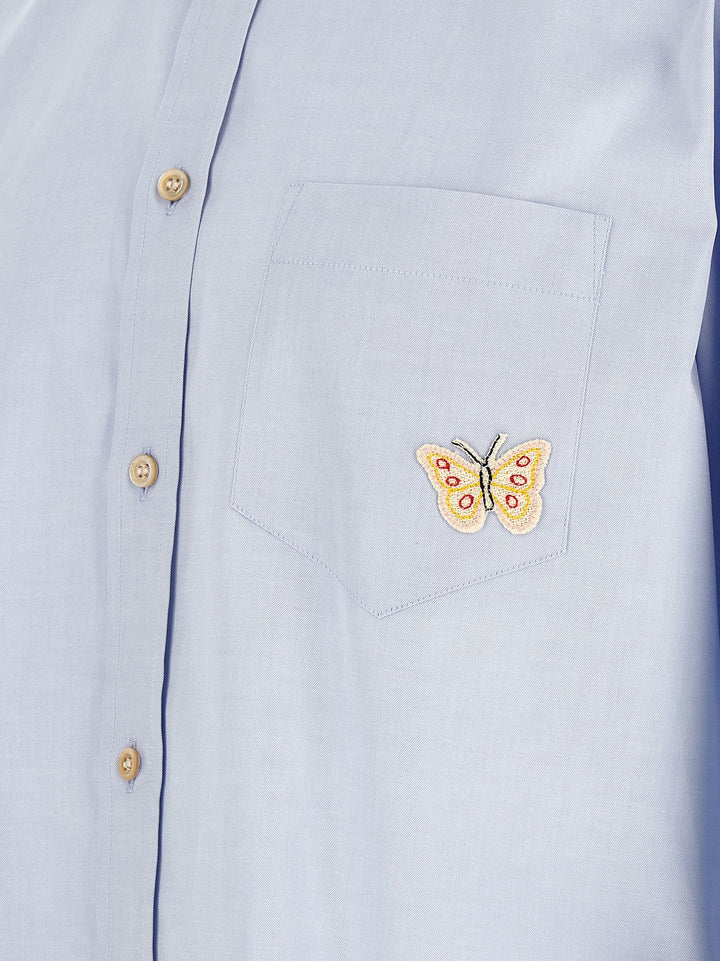Valentino Garavani Butterfly Camicie - Celeste | 9d096e446c7378f3295552fef0736df3fcd7095f