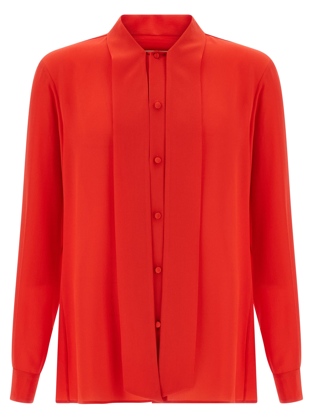 Valentino Garavani Valentino Garavani Silk Shirt Camicie - Rosso | 344708c52a5346eac6c3d0cf17f5d0a4cfd3c127