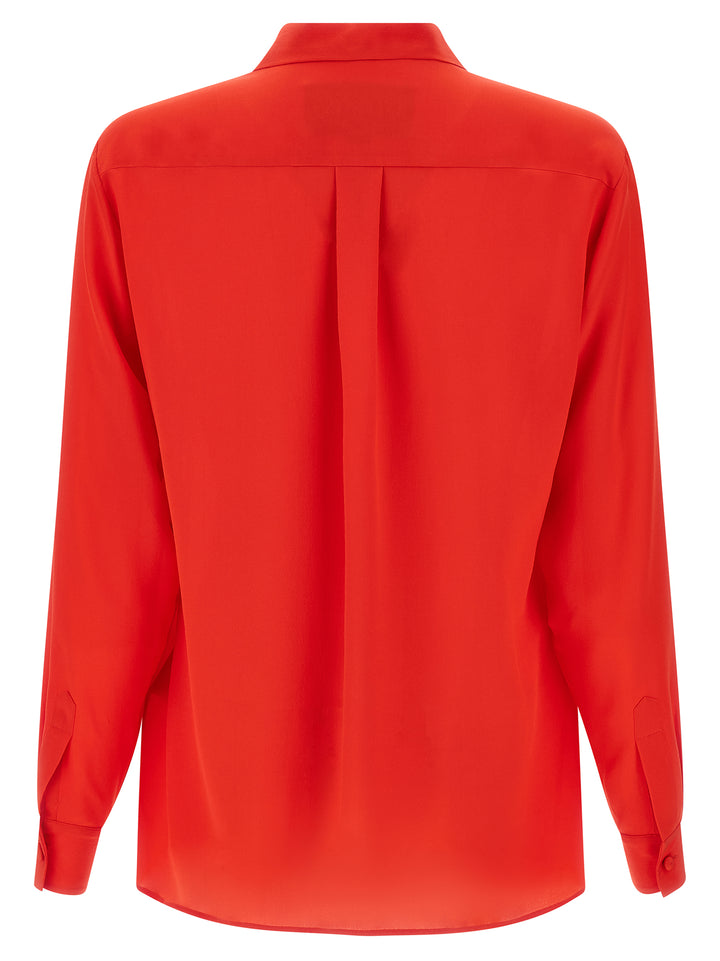 Valentino Garavani Valentino Garavani Silk Shirt Camicie - Rosso | 99fe0764c9c5cdc9b6311d8680fc070c1d17b509