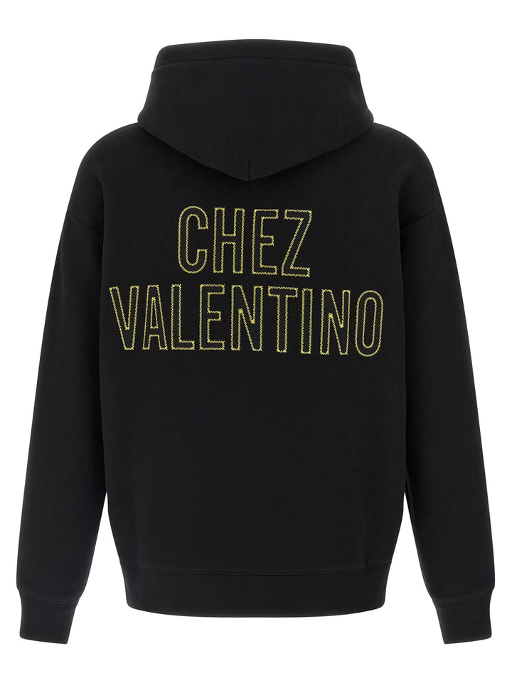 Valentino Garavani Valentino Garavani Hoodie Felpe - Nero | 46f1cb313a36a5c32e77fc054c4d934293834c5b