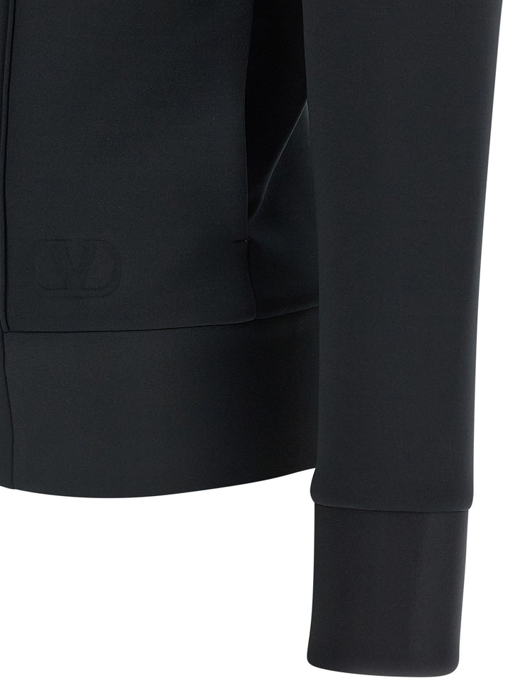Valentino Garavani Valentino Garavani Hoodie Felpe - Nero | 13add76abf8c3fac82aab38d0138a3ca408cff36