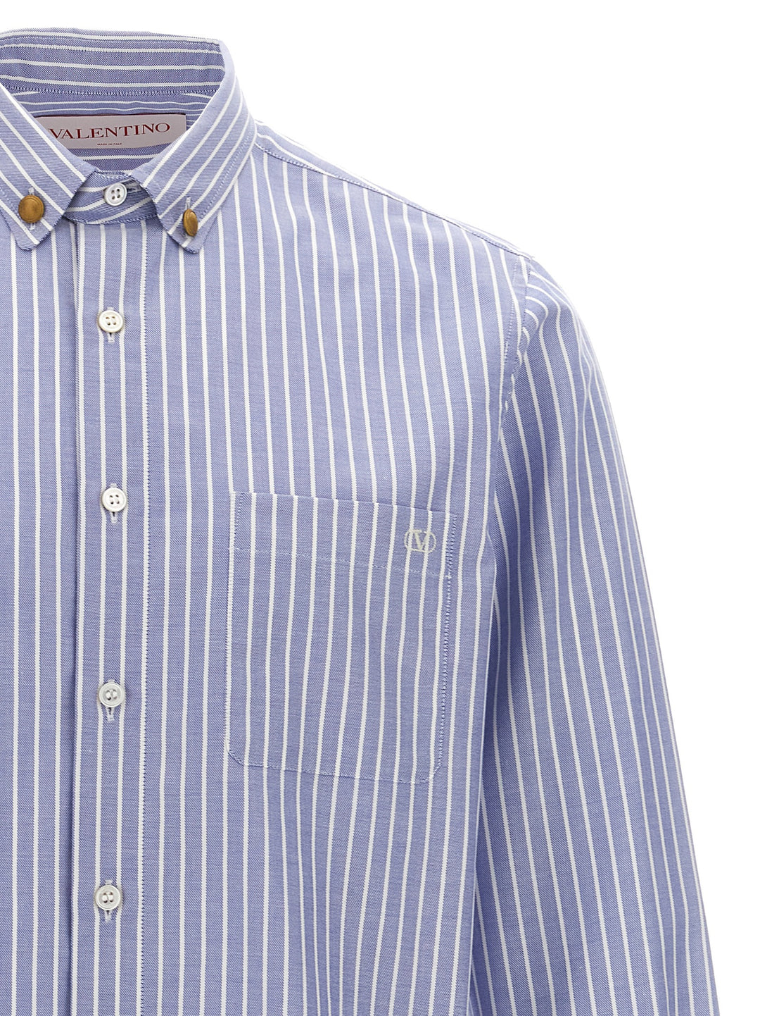 Valentino Garavani Valentino Garavani Striped Shirt Camicie - Celeste | 3e253269cb7820d7bbe3bb51e362324a8d759f9d